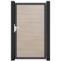 GroJa Einzelpoort BasicLine PVC-steekzaun Sheffield Oak