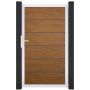 GroJa Eenhekwerk BasicLine Premium PVC-Steekzaun Golden Oak