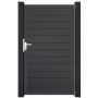 GroJa Eenhekwerk BasicLine smal PVC-steekzaun Antraciet