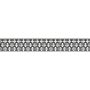 GroJa Steekzaun Designinzet Oriental Aluminium Antraciet DB 703