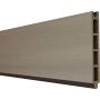 GroJa Solid Steekzaun Schutting Enkelprofiel Bi-Color co-geëxtrudeerd Zichtscherm Steekzaun Lamellenomheining