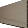 GroJa Solid Grande Premium Steekzaun Schutting Bi-Color coëxtrudeerd Enkelprofiel Zichtscherm Steekzaun Lamellenomheining