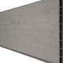 GroJa Solid Grande Steekzaun Schutting Bi-Color Sand Enkelprofiel Zichtscherm Steekzaun Lamellenomheining