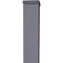 GroJa Alu-Torpaal Zilvergrijs RAL 7001 Met staalversterking 4 mm
