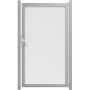 GroJa Individuele poort Ambiente Glas-schutting geslepen