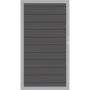 TraumGarten Schutting WPC CLASSIC Tuinpoort Antraciet/Zilver
