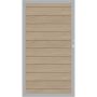 TraumGarten schutting WPC CLASSIC tuinpoort Zand/Zilver