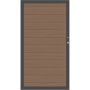 TraumGarten schutting SYSTEM WPC CLASSIC tuinpoort Mandel/Anthrazit