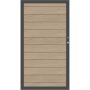 TraumGarten schutting WPC CLASSIC Tuinpoort Zand/Antraciet