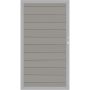 TraumGarten schutting SYSTEEM houtcomposiet CLASSIC Tuinpoort Grijs/Zilver