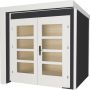weka Designhuis 262 antraciet tuinhuis