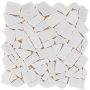 Wellker natuursteenmozaïek Recife Bianco Carrara 30,5x30,5 cm mozaïektegels