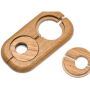HARO dubbele radiatorrorzet Binnendiameter 19 mm Eik