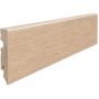 HARO-stekplint Cube eik Eleganza crèmewit Flavia wit Plinten