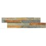 Wellker wandverblendstenen natuursteen leisteen Multicolor ribbelstenen