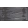 Wellker wandtegels Ica donkergrijs geglazuurd glanzend met afgeronde kant 10x20 cm dikte 7 mm