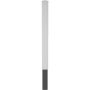 T&J LIGHTLINE paal wit voor schutting en tuinafscheiding