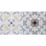 Wellker wandtegels Ica Dekor Mix geglazuurd glanzend met afrondingskant 10x20 cm dikte 7 mm