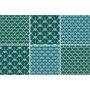 Windhager Tegelstickers Obolus groen 15x15 cm Tegelfolie