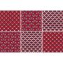 Windhager tegelstickers Obolus rood 15x15 cm tegelfolie