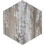 Wellker tegels Chiquimula Nordic Grey geglazuurd mat Ronde kant 21,5x25 cm Dikte 9 mm