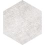 Wellker Tegels Chiquimula Fabric Silver geglazuurd mat Afgeronde rand 21,5x25 cm Dikte 9 mm