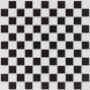 Wellker keramische mozaïektegels zwart-wit 30,2x30,2 cm mozaïektegels 4 mm