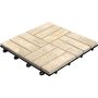 florco Kliktegel stone Travertine 4x3