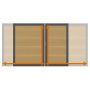 TraumGarten Dubbele poort op maat schutting SYSTEEM NEO PLATINUM Lork