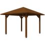 Skan Holz Pavillon Cannes Nussbaum houten paviljoen