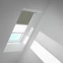 VELUX Verduisteringsrolgordijn Duo DFD Olijfbeige gestippeld/Wit 4575