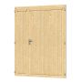 Skan Holz Schuifdeur Naturel voor Carports