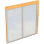 Skan Holz zijwand polycarbonaat onbehandeld