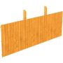 Skan Holz achterwand lamellenhout voor dubbele carport voor doorrijbreedte tot 550cm Eikenhout licht