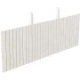 Skan Holz achterwand Lijmhout voor dubbelcarport voor doorgang tot 550cm Wit