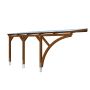 SKAN HOLZ Carport Eifel met boog Aanleuncarport, notenboom