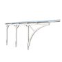SKAN HOLZ Carport Eifel met boog aanleuningcarport, wit