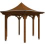 Skan Holz Pavilion Versailles Nussbaum houten paviljoen