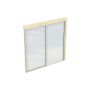 Skan Holz zijwand polycarbonaat wandaanbouw naturel
