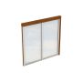 Skan Holz zijwand polycarbonaat wandaanbouw Nussbaum