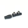 Ximax radiatoraccessoires middenverbindingsset Twins hoek hoekuitvoering Antraciet