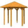 Skan Holz Paviljoen Nancy Eik Licht Houten paviljoen