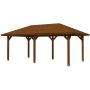 Skan Holz Houten Paviljoen Orleans Nussbaum Houten paviljoen