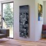 Ximax ruimteverwarmer Designradiator P1 Plan Print Skyline verticaal