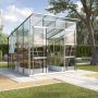 Vitavia-tuinkas Freya tomatenhuis zilver combinatie beglazing