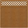 TraumGarten schutting ARZAGO hout rooster bruin zichtscherm lamellenomheining