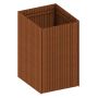 Binto afvalcontainerkast basisbekledingHardholz afvalcontainerbekledng