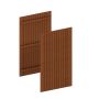 Binto afvalcontainerkast Uitbreidingsbekleding Hardhout