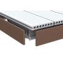 TraumGarten DreamDeck WPC afwerkingslijst bruin