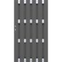 TraumGarten schutting JUMBO houtcomposiet aluminium-design poort Antraciet/Alu